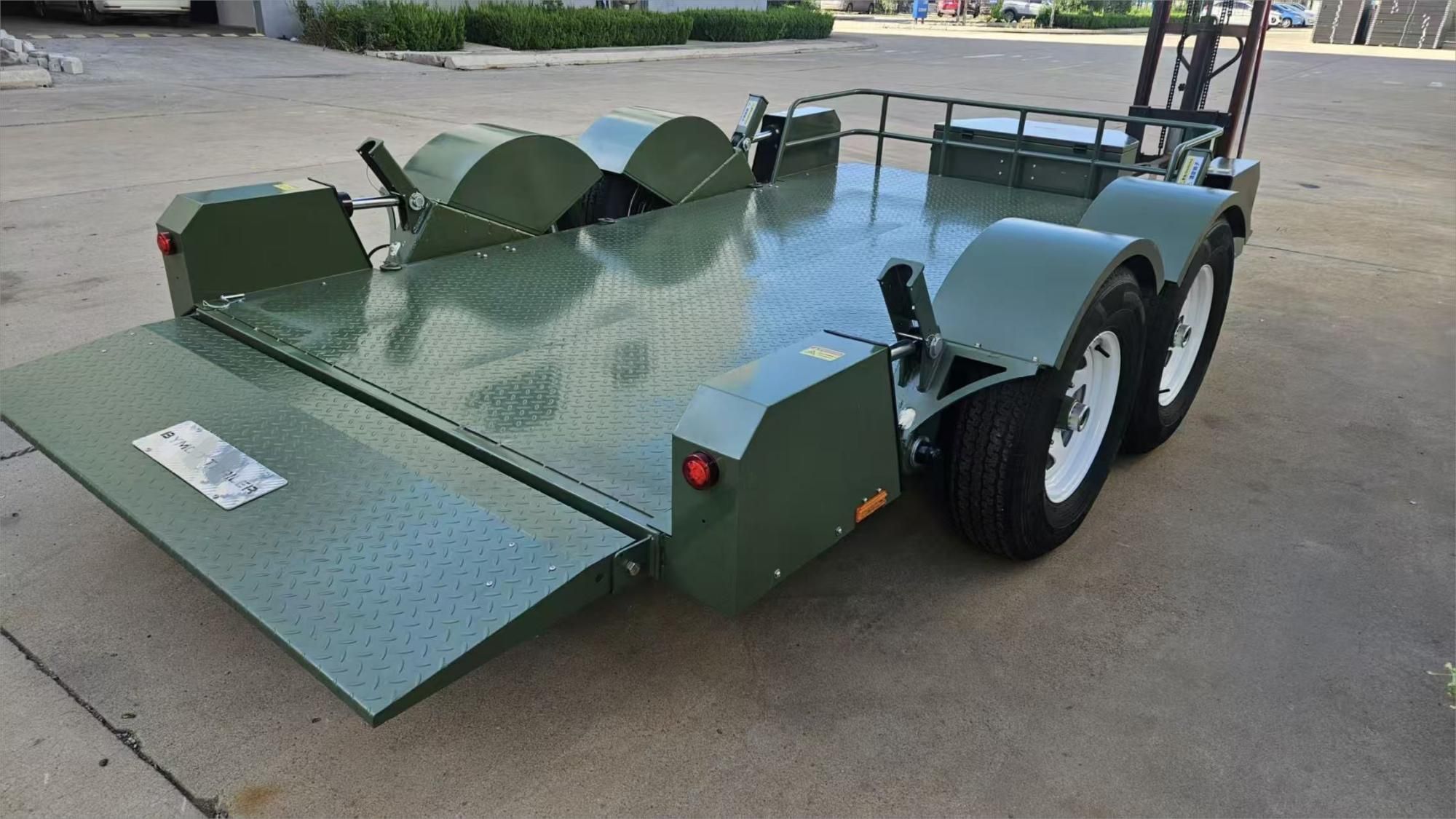 China 5-Ton Dual-Axle Hydraulic Lifting Trailer Factory: Your Reliable Heavy-Duty Solution