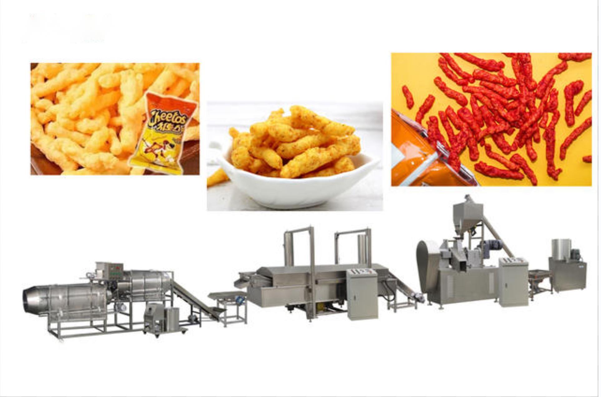Corn Curls Cheetos Chips Extruder Machine: China’s Advanced Snack Production Solution